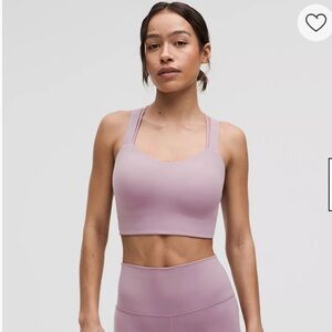 Like a Cloud Longline Bra - Light Support (Lilac)